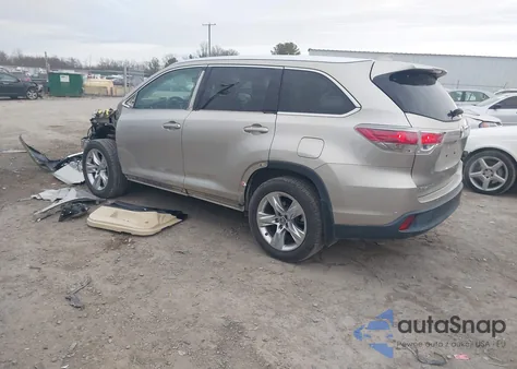 2016 Toyota Highlander Limited V6 из США, поврежденный, VIN 5TDDKRFH0GS319418